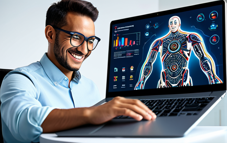 디지털 광고 타겟팅을 위한 웹사이트 최적화 - Seamless Mobile User Experience**

"A user effortlessly navigating a beautifully designed e-commerce...
