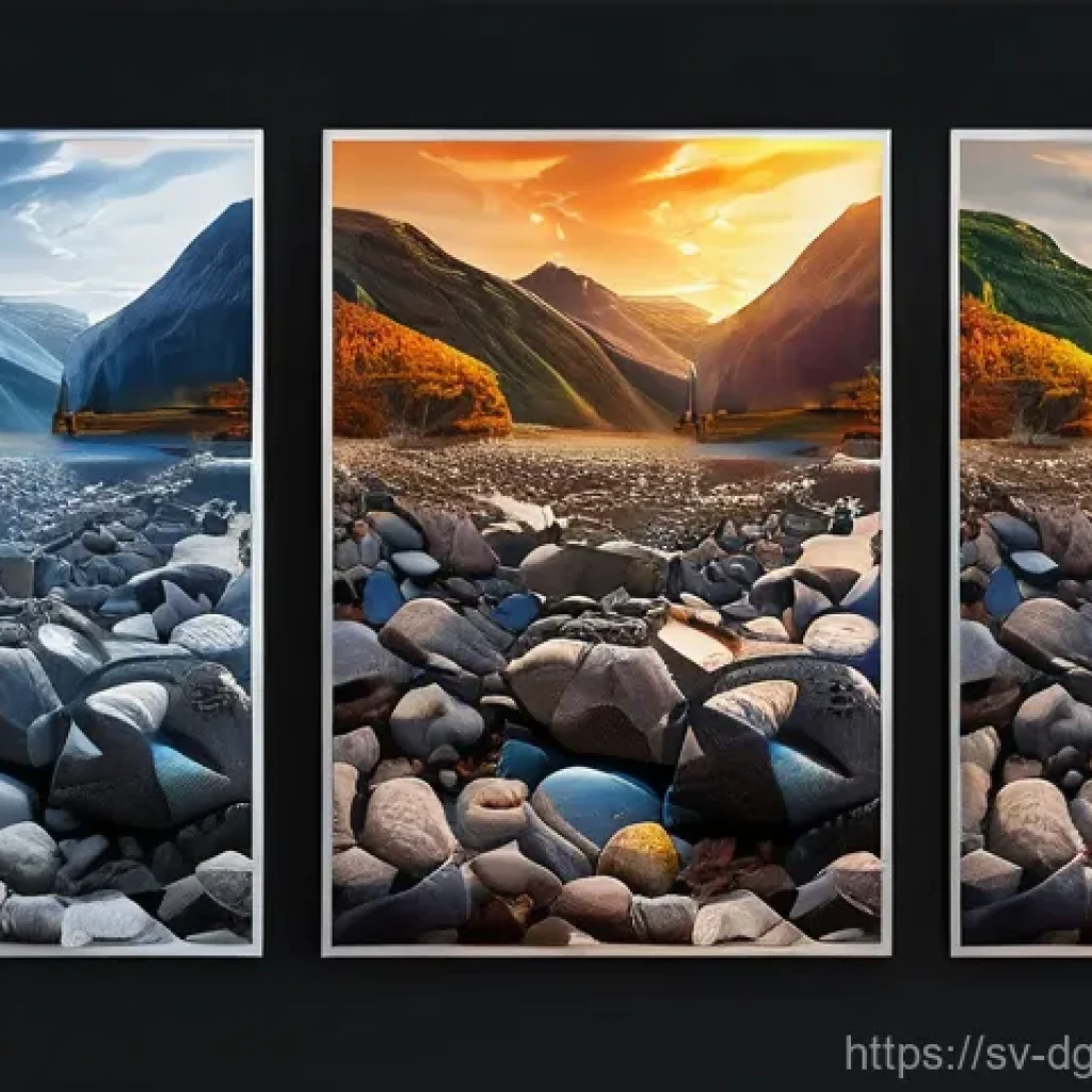 디지털 광고 캠페인의 성공 사례 연구 - Here are three detailed image generation prompts in English, based on the provided text: