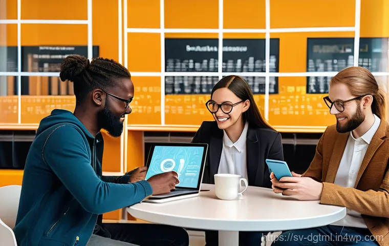 디지털 광고 타겟팅 전략의 성공적인 실행 - **Prompt: "A diverse group of Swedish people, including young adults and middle-aged individuals, ar...